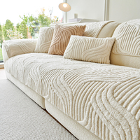 Housses de Canapé Simples et Élastiques Sur Mesure, Vente en Gros d'Usine, Coussins Antidérapants pour Toutes Saisons Adaptés aux Animaux de Compagnie, Textiles de Maison