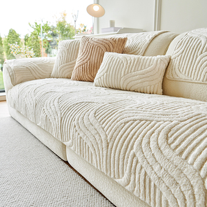 Vỏ ghế sofa vải thun đơn giản, may đo theo yêu cầu, bán buôn nhà máy, dùng được quanh năm, thân thiện với thú cưng, chống trơn trượt, đồ gia dụng - Product Image 6