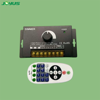 Module de contrôle de variateur de lumière LED RF JY-LD03 5V 12V 24V haute puissance avec bouton rotatif 3x30A 90A et télécommande 23 touches