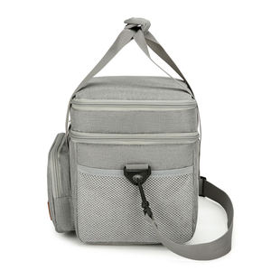 <span class=keywords><strong>Sac</strong></span> isotherme double couche en polyester imperméable grande capacité avec logo personnalisé – Idéal pour le déjeuner et les pique-niques – Offre spéciale - Product Image 2