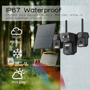 NUEVA Cámara de Seguridad Exterior QL32 V380 PRO WiFi 4G de <span class=keywords><strong>2</strong></span>.5 Pulgadas con Energía Solar y Visión Nocturna 2026 - Product Image 3