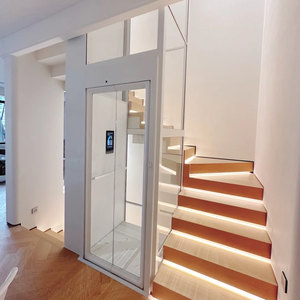 Lift Rumah Hidrolik Modern Konstruksi Aluminium Baja-Elevator Rumah Hemat Energi Dilengkapi Kontrol Aplikasi Seluler Beban 400kg - Product Image 1