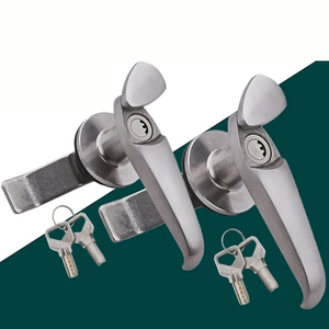 Stainless Steel Handle <b>Lock</b> for Outdoor Electrical Switch Cabinet Equipment Door Rainproof Hand Operated <b>Box</b> <b>Lock</b> - Product Image 3