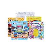 Pochette refermable en aluminium et mylar imprimée sur mesure, résistante à l'humidité, pour échantillons de masques pour les yeux, soins de la peau et cosmétiques