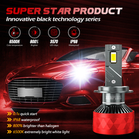 XENPLUS U17 130W 20000LM 6500K H1 H3 H4 H7 H11 H13 9005 9006 9012 9004 9007 Sistemas de iluminación automática H7 bombilla de coche