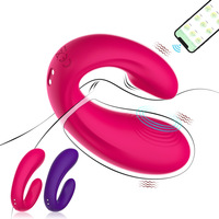 Nouveau Vibrateur Sexuel Féminin Invisible en Silicone en Forme de U à Double Utilisation pour Femme