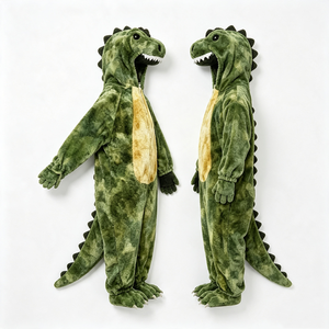 Combinaison dinosaure personnalisée, combinaison T-Rex, kigurumi dinosaure, costume dinosaure en peluche - Product Image 5