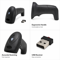 Escáner de Código de Barras Inalámbrico 6800TYW 1D 2D QR, Alta Sensibilidad, Lee Pantallas Móviles y Etiquetas de Papel, Sin Zona Muerta, 2.4G USB para POS
