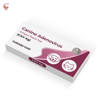 Kit de test rapide de l'antigène du virus adénoïde canin (VAC) pour la toux de chenil, l'hépatite infectieuse et les maladies respiratoires chez le chien - Carte de dépistage vétérinaire