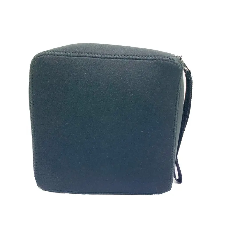 Cube Black Simple Neopren Sandwich Box Container Bag mit Riemen