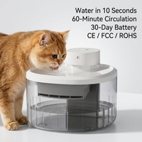 Fontaine à eau filtrée intelligente Havenice Hns-W006 pour animaux de compagnie avec rappel de manque d'eau et conception facile à nettoyer pour usage intérieur (chats et chiens)