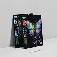 Kinder anpassbare bunte Nachtlicht Scratch Book Creative Scratch Painting