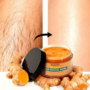 Maschera <span class=keywords><strong>Depilatoria</strong></span> alla Curcuma Bellezon, <span class=keywords><strong>Crema</strong></span> <span class=keywords><strong>Depilatoria</strong></span> Indolore per Parti Intime - Product Image 2