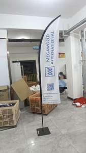 Bandiera aperta spiaggia bandiera personalizzata alta bandiera pubblicitaria bandiera aperta per sublimazione negozio di barbiere bandiera piuma bandiera per promozione negozio e Business - Product Image 4