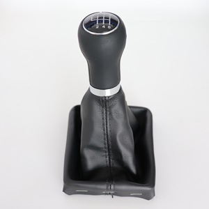 Dongzhao Car Gear <b>Knob</b> Leather 6-Speed <b>Shift</b> Lever Cover For Audi A4B6 Ergonomic Design - Product Image 3