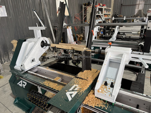 Machine de tour à <span class=keywords><strong>bois</strong></span> CNC de cadre en fonte de haute précision de 300mm de diamètre longueur de 1500mm alimentation automatique robuste pour le <span class=keywords><strong>tournage</strong></span> du <span class=keywords><strong>bois</strong></span> - Product Image 5