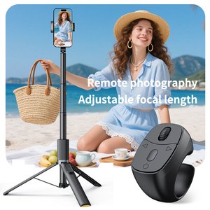 JX-11 CuộN vòng điều khiển từ xa trang Turner Clicker cho tiktok vlog selfie không dây hình ảnh video màn trập ngón tay BT 5.3 - Product Image 6