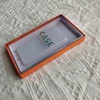 Boîte d'emballage universelle en carton avec couvercle transparent pour téléphone portable