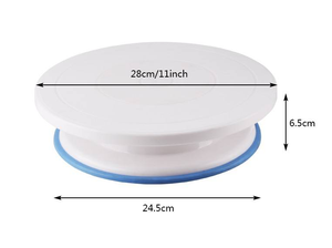 Plateau tournant pour <span class=keywords><strong>gâteau</strong></span>, en PP de qualité alimentaire, écologique, durable, outil de pâtisserie pour la <span class=keywords><strong>décoration</strong></span> de gâteaux - Product Image 2