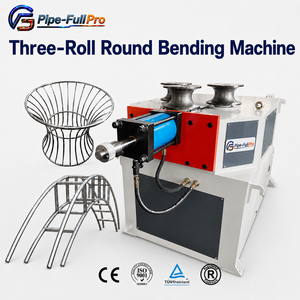 Electric 3 <b>Roller</b> Pipe Bending Machine for Thin Wall Stainless Steel and Copper Tube Rolling - Product Image 1