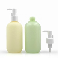 Bouteille vide personnalisée 100 % PET avec bouchon à vis et pompe, 100 ml, 200 ml, cylindrique, couleur personnalisée, pour emballage de liquides cosmétiques, shampoings et lotions
