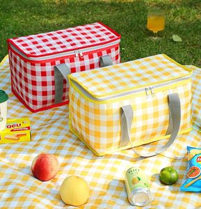 Sac de pique-nique isotherme réutilisable, sacs de rangement épais pour l'extérieur, sac à main de camping, panier à lunch imperméable - Product Image 5