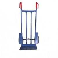 Chariot à main pliable sur mesure, robuste, industriel, OEM, capacité de charge de 150 kg, avec plateforme en acier