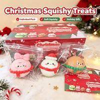 Jouet à presser de Noël doux et extensible, très populaire, ASMR, Squishy à montée lente, anti-stress pour enfants et adultes, cadeau de décompression