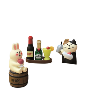 Artículos Japoneses Qingh, Zakka <span class=keywords><strong>Bar</strong></span>, Decoración para Bartenders, Accesorios Decorativos, Gatos en Miniatura, Artesanías de Resina y Pequeños Adornos - Product Image 2