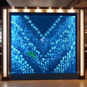Parete Divisoria con Bolle d'Acqua a LED Programmabile Digitalmente per Decorazione Alberghiera - Product Image 1