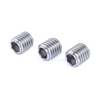 Baut Titanium GR5 M8*10mm Berkualitas Tinggi, Kepala Datar, Sekrup Soket Hex, Harga Pabrik, Ujung Kerucut, Baut Ulir Penuh