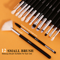 Ensemble de pinceaux de maquillage pour cheveux naturels BEILI avec étui cylindrique, fournisseur de pinceaux de beauté de haute qualité, Conjunto De Cepillos De Maquillaje