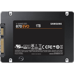 Unidad de Estado Sólido Nueva, 870 EVO, 1 TB, SATA, 2.5'', SSD, <span class=keywords><strong>MZ</strong></span>-<span class=keywords><strong>77E1T0B</strong></span>, para Servidor - Product Image 1