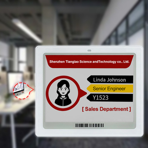 Affichages numériques sans fil Ble E-Ink de 4,2 pouces, solution de bureau intelligente, signalétique électronique, système de conférence électronique avec fonctionnement par application - Product Image 1