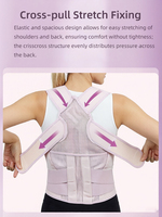 Ceinture de soutien claviculaire unisexe réglable, correcteur de posture du haut du dos, ceinture de correction dorsale pour le sport, soutien de la colonne vertébrale et des épaules