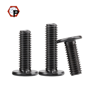 M2 m2, 5 m3 M4 M5 M6 M8 M10 M12 thép không gỉ màu đen A2-70 siêu thấp đầu Hex ổ cắm vít đầu mỏng - Product Image 6