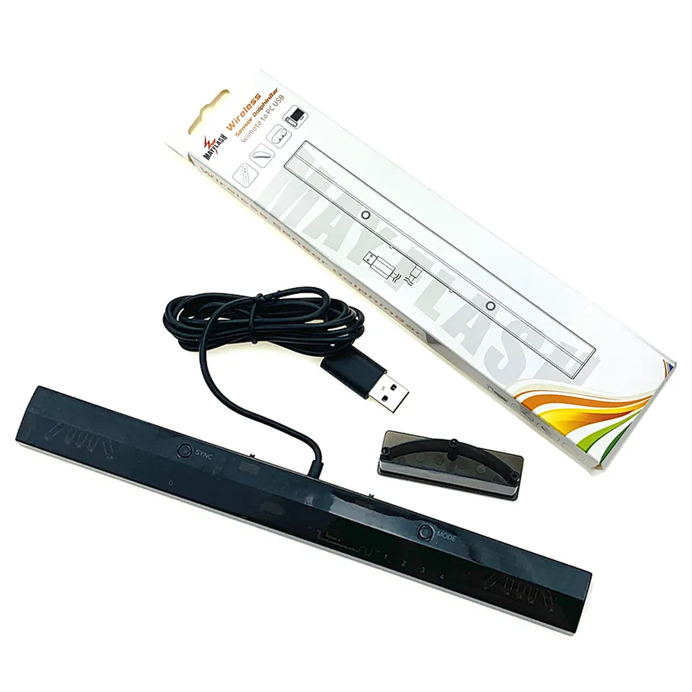 Sensor inalámbrico Dolphin-bar de alta calidad, conexión remota de ratón de Pc para Wii, controlador de juego a Pc por Bt