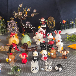 Figura <span class=keywords><strong>de</strong></span> <span class=keywords><strong>cristal</strong></span> <span class=keywords><strong>de</strong></span> oso, conejo, cangrejo, gallina, árbol <span class=keywords><strong>de</strong></span> Navidad, Papá Noel, perro, gato <span class=keywords><strong>de</strong></span> la suerte, mono, ciervo, silla, casa <span class=keywords><strong>de</strong></span> Navidad, pájaro, zanahoria, hoja, rana, pato - Product Image 2