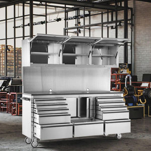 Armoire à outils en métal la plus populaire avec tiroirs Solution de rangement pour garage d'atelier Chariot à outils/chariot pratique avec roues à poignée - Product Image 5