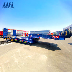 Nouveau Semi-remorque a Lit <span class=keywords><strong>Bas</strong></span> Du Fabricant Chinois 3 Essieux 50 Toneladas De Capacidad Semi-camion En Acier - Product Image 2