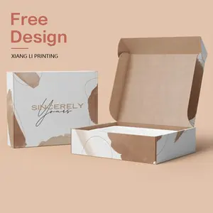 Wholesale Custom Packaging Cardboard Mailer Boxes Post Packaging Folding Clothing Shipping Corrugated Wholesale Mailer Boxes