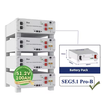 Batterie Deye 5kwh 10kwh 15kwh 20kwh 100ah pack lithium SE-G5.1Pro-B batterie Lifepo4 pour onduleur 40-60V