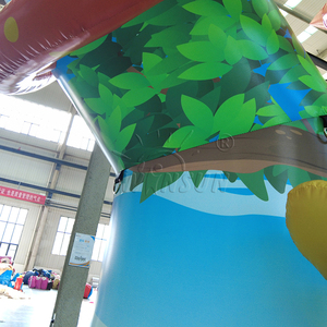 Arco inflable WINSUN para fiestas temáticas de la selva, entrada de PVC con certificación CE, logotipo personalizado para cumpleaños infantiles, decoración exterior con temática de zoológico. - Product Image 3