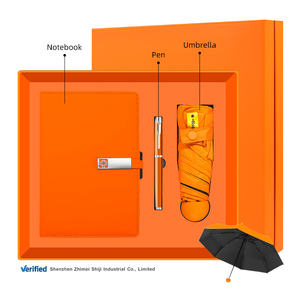 Cô Gái Hộp Quà Tặng Thiết Lập Máy Tính Xách Tay + Kim Loại Bút + Ô 3 Trong 1 Màu Hồng Combo Bộ Quà Tặng Cho Cô Gái - Product Image 4