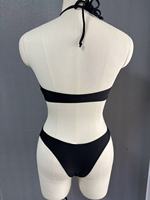 Setelan Baju Renang Wanita 3 Potong, Atasan Bandeau, Bikini Brazil, dan Rok, Ukuran S-L