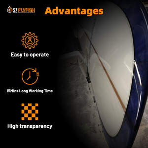 Nhựa Epoxy không gợn sóng, bóng như gương dùng cho lớp phủ ván lướt sóng - Nhựa Epoxy AB 2:1 dễ sử dụng, độ bóng cao, bền lâu - Product Image 3