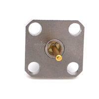 Conector RF hembra de montaje en Panel recto de 2,92mm Brida de 4 orificios Impedancia de 50ohm Conector coaxial 1P