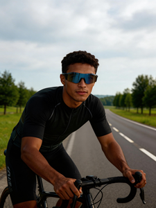 Men's Shield Sports Sunglasses Mirror Lenses 100% UV Protection Cycling Outdoor Use,SS1495 - Product Image 1