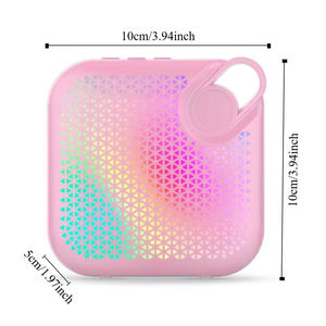 Mini Altavoz Bluetooth Portátil con Lámpara de Ambiente, Caja de Sonido Inalámbrica con Supergraves, Alta Calidad de Sonido, Subwoofer Estéreo - Product Image 4