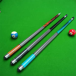 Taco <span class=keywords><strong>de</strong></span> Billar <span class=keywords><strong>de</strong></span> Madera <span class=keywords><strong>de</strong></span> Fresno <span class=keywords><strong>de</strong></span> Alta Calidad OEM <span class=keywords><strong>de</strong></span> 2 Piezas con Unión <span class=keywords><strong>de</strong></span> Acero Inoxidable, Cabeza Dividida 1/2, Ligero, 20 oz, Incluye Funda para Taco - Product Image 6